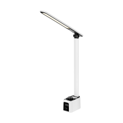 Lampka na biurko z zegarem