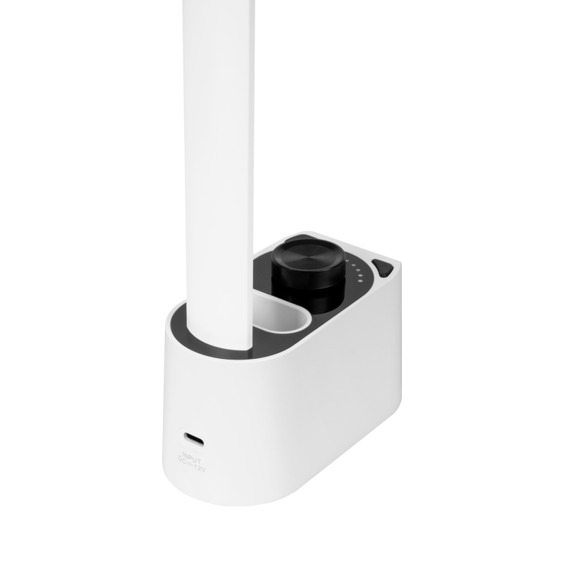 Lampka na biurko z zegarem