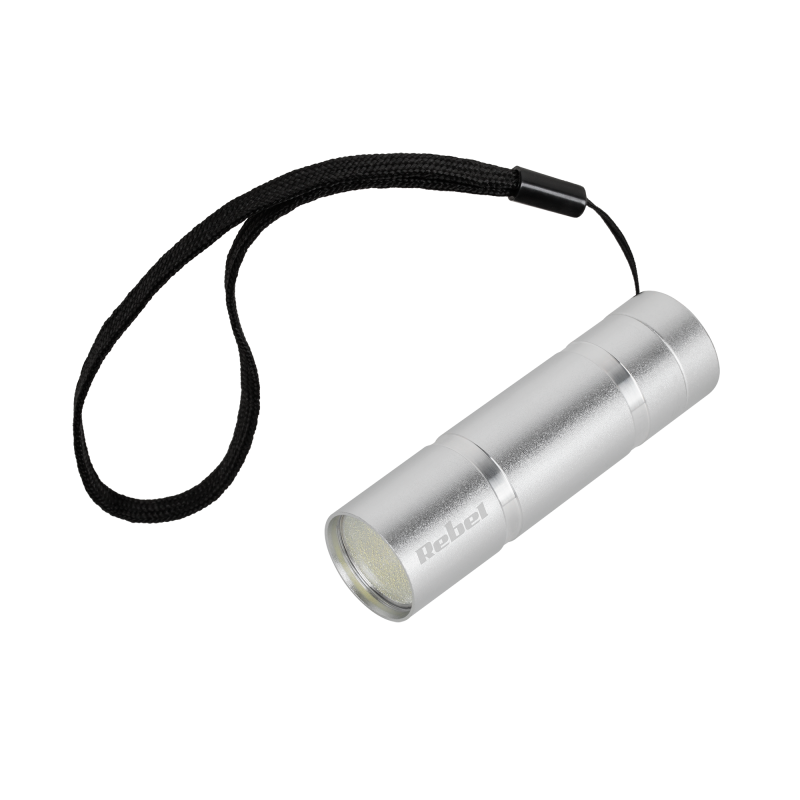 Latarka 1 W (COB) aluminiowa