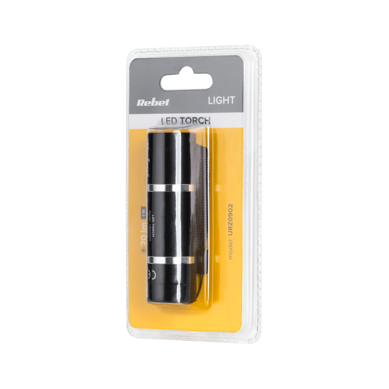 Latarka 1 W aluminiowa