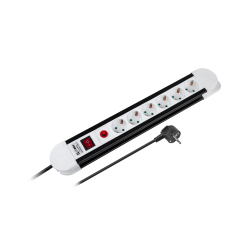 Listwa sieciowa Rebel German type - 6 gniazd, 1,5m (1,5mm)