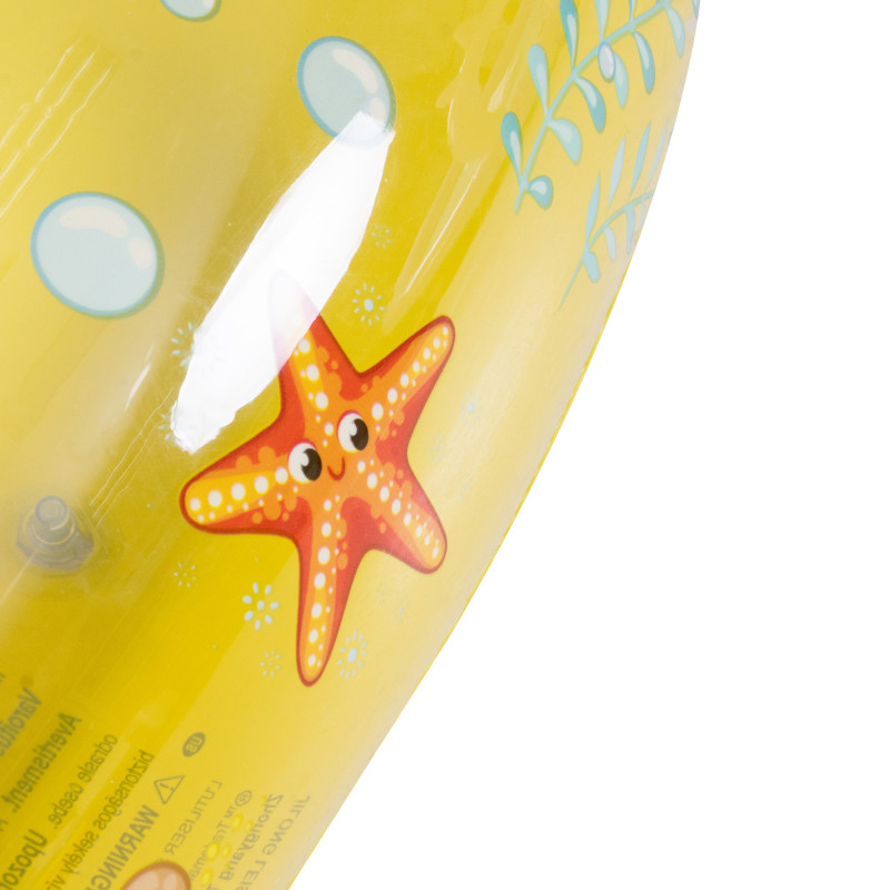 Łódka basenowa pompowana SUNCLUB żółty