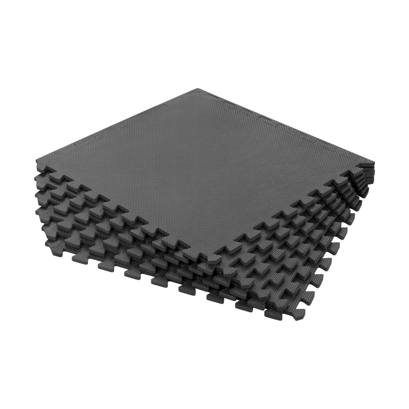 Mata pod sprzęt i do ćwiczeń na siłownię 180x120cm, materiał EVA, puzzle 6 szt, REBEL ACTIVE