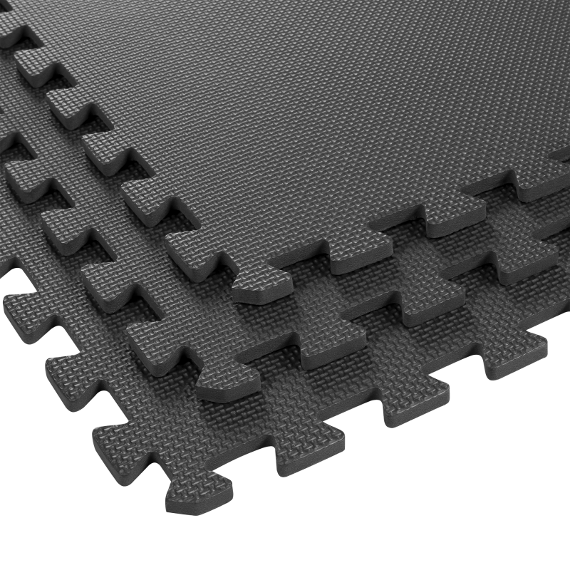 Mata pod sprzęt i do ćwiczeń na siłownię 180x120cm, materiał EVA, puzzle 6 szt, REBEL ACTIVE