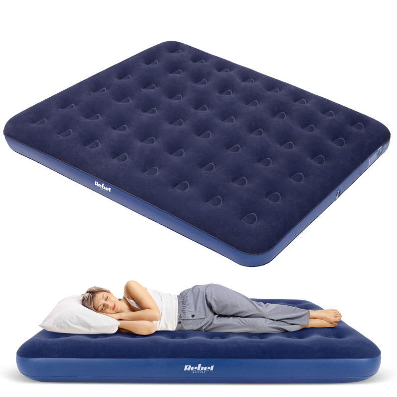 Materac dmuchany dwuosobowy REBEL ACTIVE 203x152x22