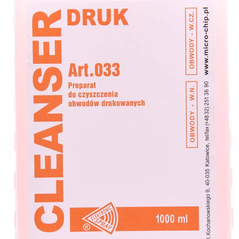 CLEANSER DRUK 1000ml. 1l.