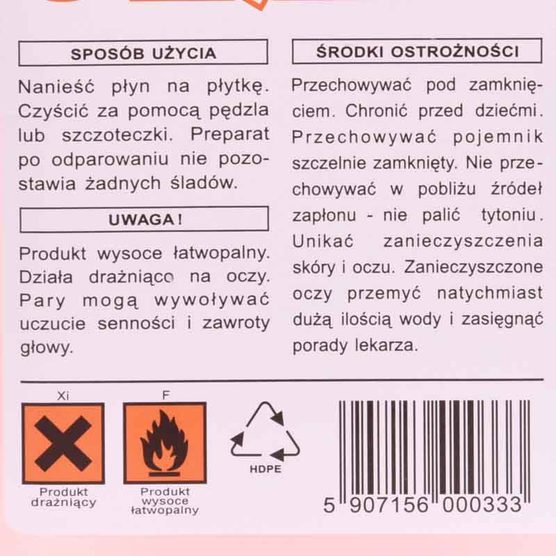 CLEANSER DRUK 1000ml. 1l.