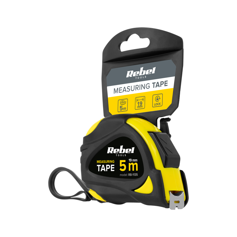 Miara zwijana stalowa 5m 19mm