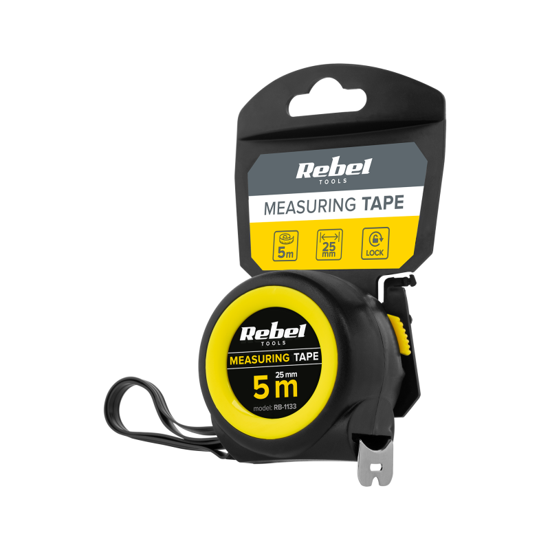 Miara zwijana stalowa 5m 25mm