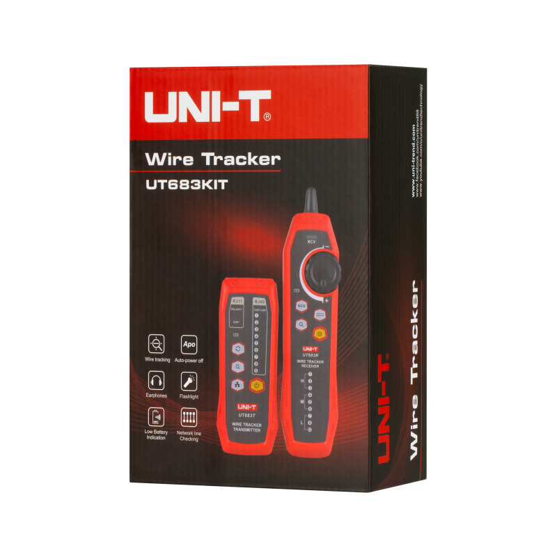 Miernik Uni-T UT683KIT - szukacz par przewodów