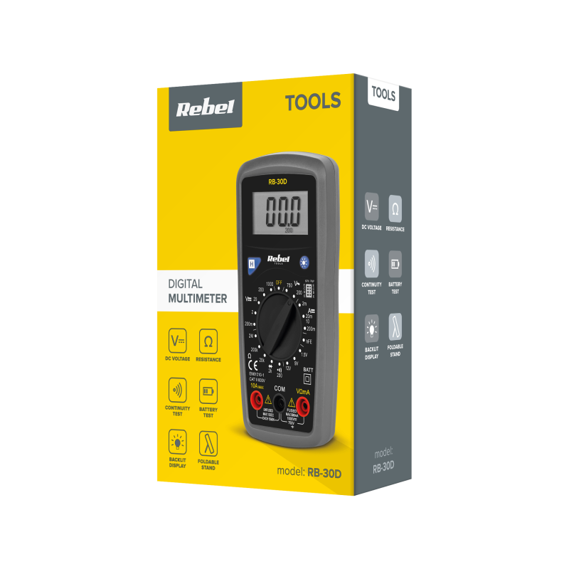 Miernik uniwersalny REBEL RB-30D