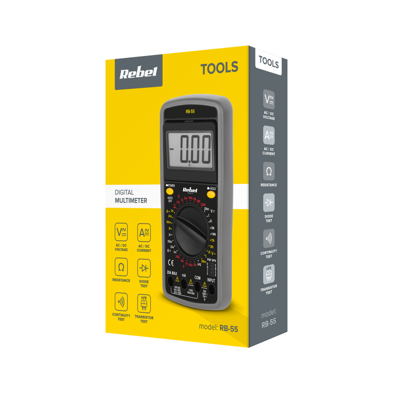 Miernik uniwersalny REBEL RB-55