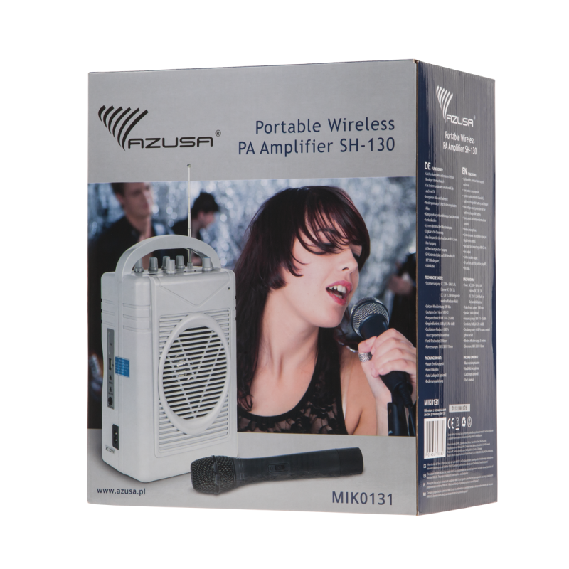 Mikrofon z wzmacniaczem zestaw przenośny SH-130