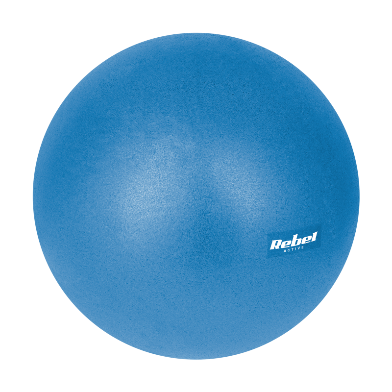 Mini piłka gimnastyczna do pilates rehabilitacyjna 25cm, kolor niebieski , REBEL ACTIVE