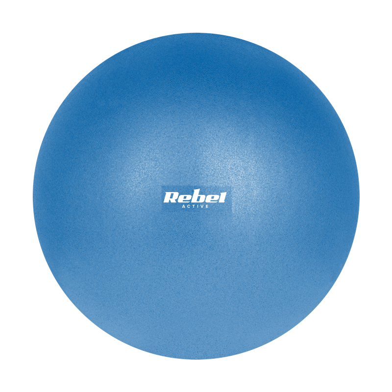 Mini piłka gimnastyczna do pilates rehabilitacyjna 25cm, kolor niebieski , REBEL ACTIVE