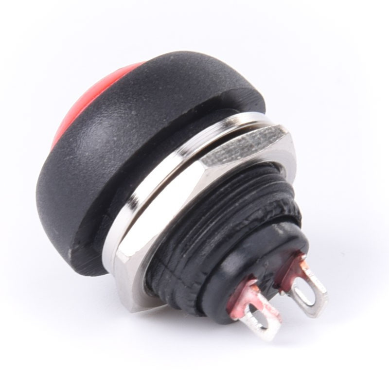 PRZYCISK CHWILOWY PBS-33 zwierny CZARNY