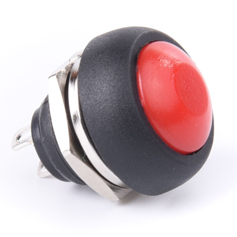 PRZYCISK CHWILOWY PBS-33 zwierny CZARNY