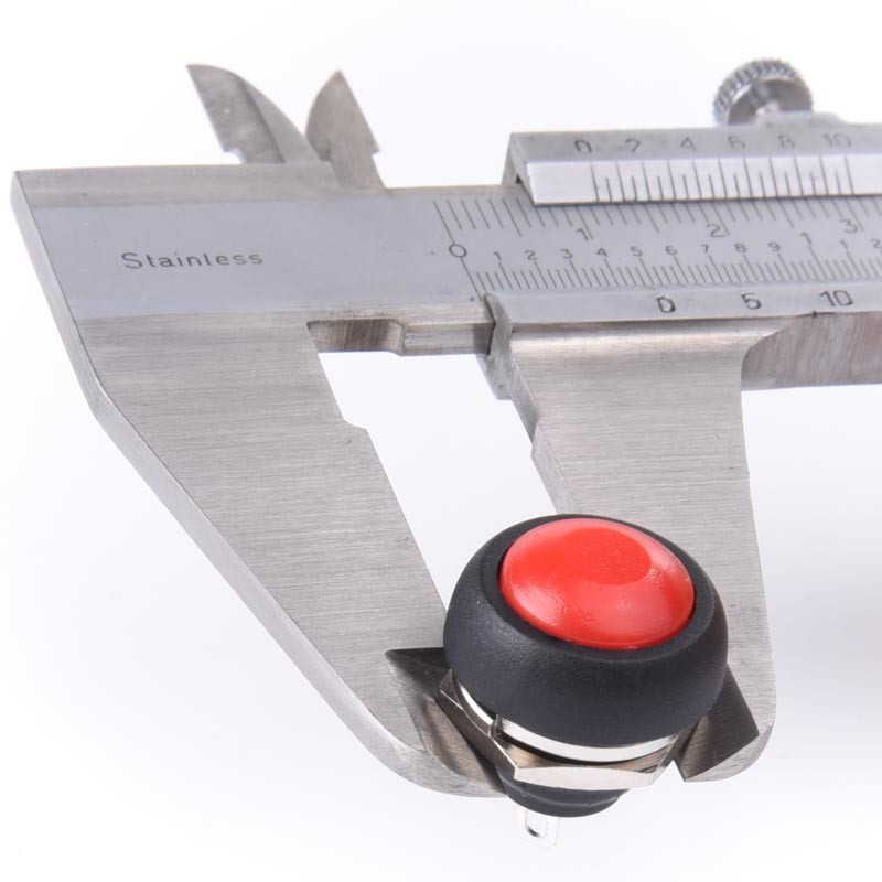 PRZYCISK CHWILOWY PBS-33 zwierny CZARNY