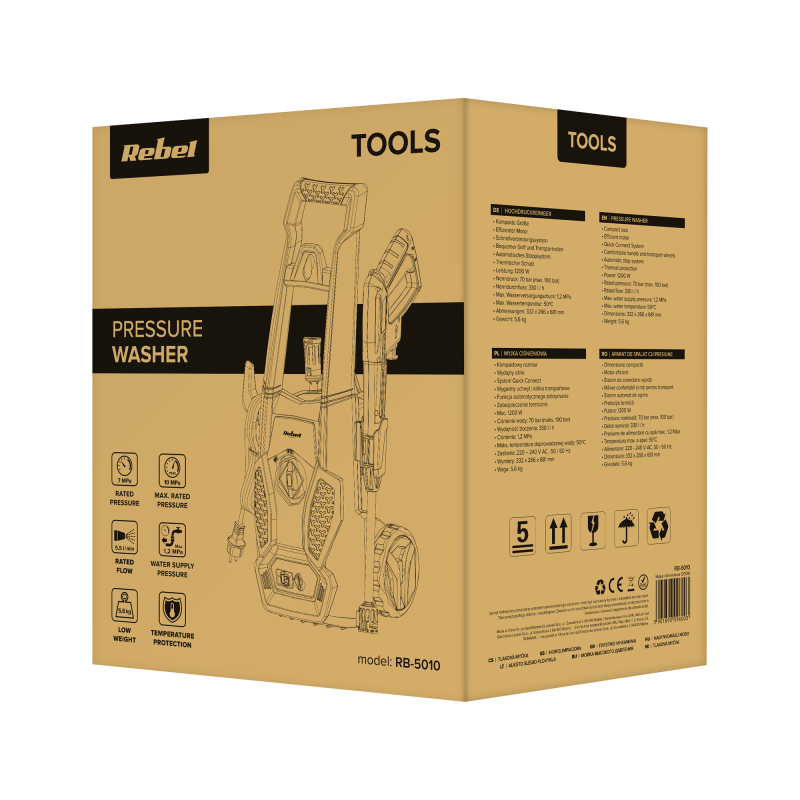 Myjka ciśnieniowa LT303 1200W