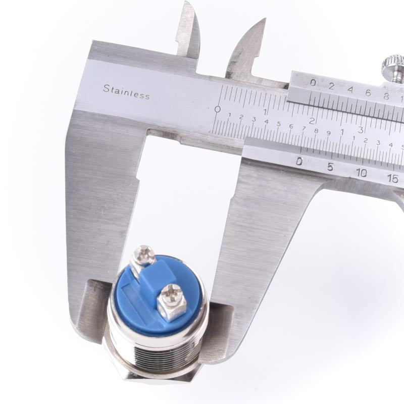 PRZYCISK WANDALOODPORNY PW19W 19mm 2A 25