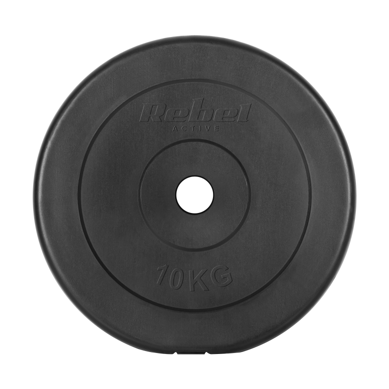 Obciążenie bitumiczne zestaw 2x10kg, otwór 31mm, talerz klasyczny, REBEL ACTIVE