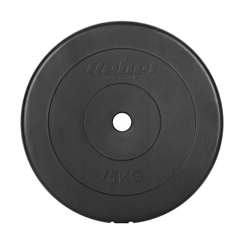 Obciążenie bitumiczne zestaw 2x15kg, otwór 31mm, talerz klasyczny, REBEL ACTIVE