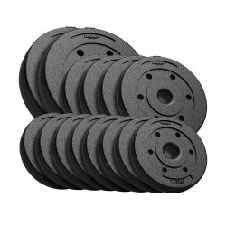 Obciążenie bitumiczne zestaw 30kg ( 8x1.25kg + 4x2.5kg + 2x5kg ), otwór 31mm, REBEL ACTIVE