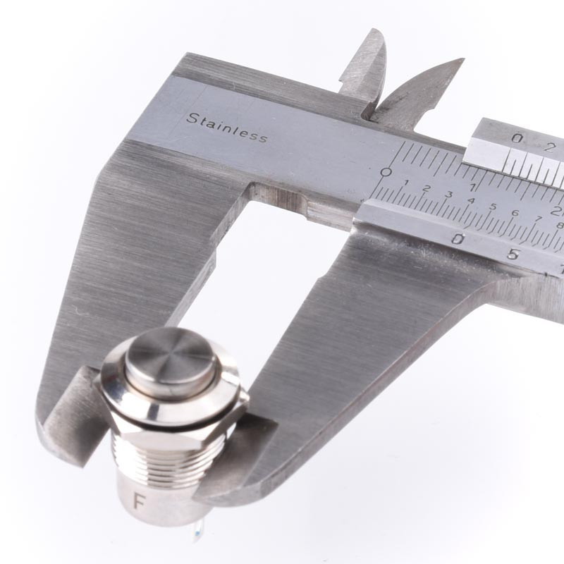 PRZYCISK WANDALOODPORNY PW16W 16mm 2A 250V 2PIN