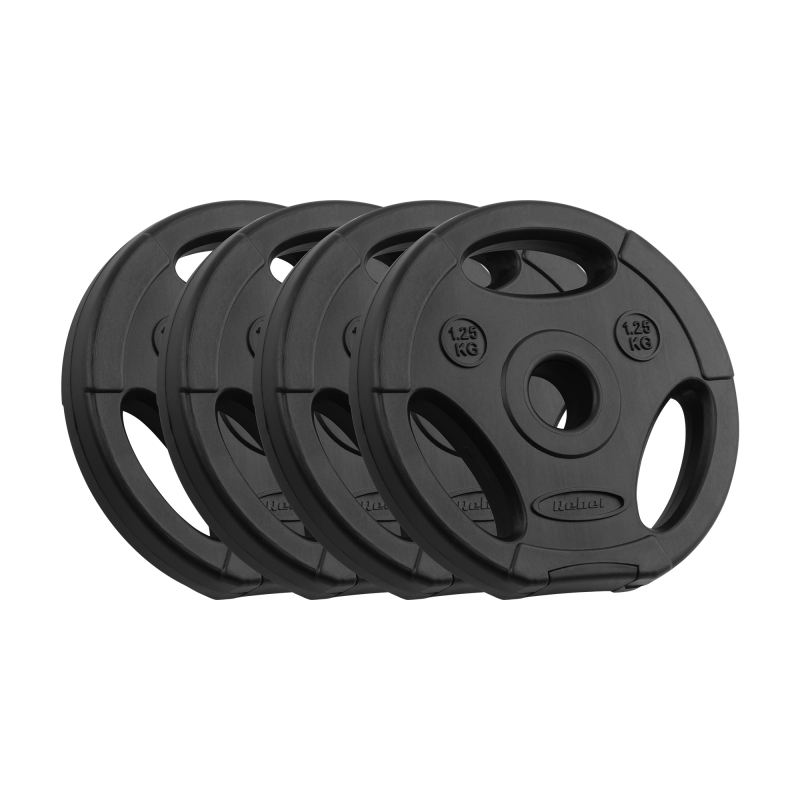 Obciążenie bitumiczne zestaw 4x1.25kg, otwór 31mm, talerz z uchwytami, REBEL ACTIVE