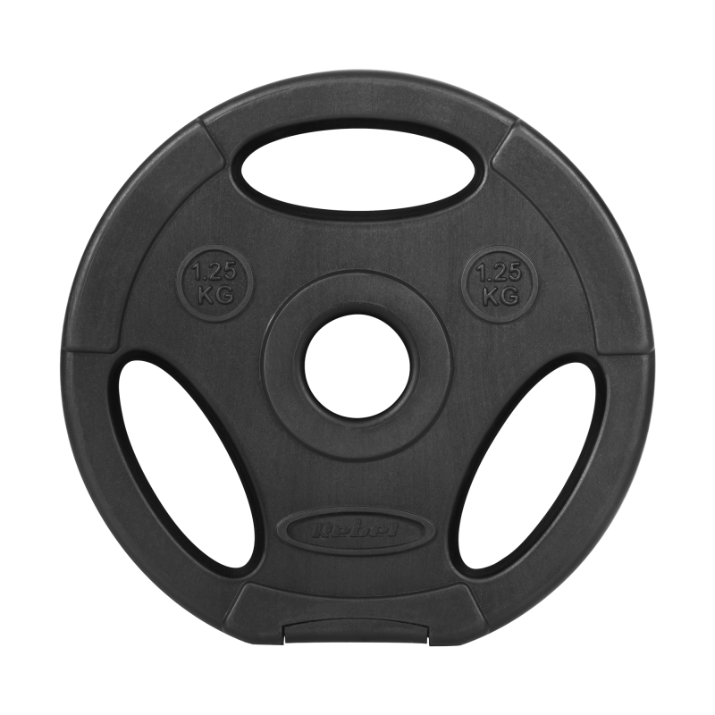 Obciążenie bitumiczne zestaw 4x1.25kg, otwór 31mm, talerz z uchwytami, REBEL ACTIVE