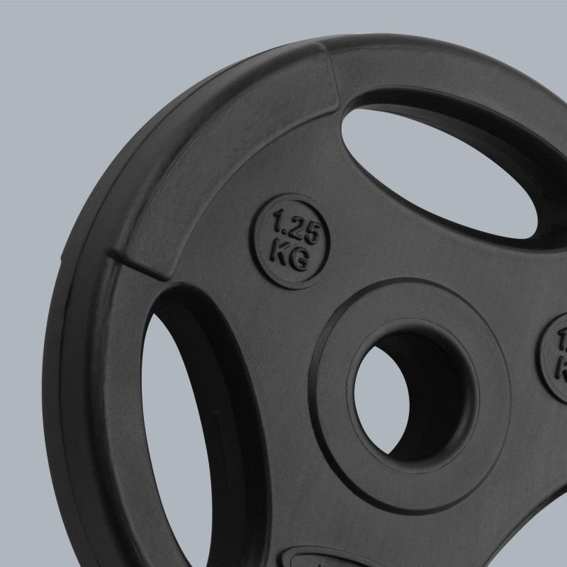 Obciążenie bitumiczne zestaw 4x1.25kg, otwór 31mm, talerz z uchwytami, REBEL ACTIVE