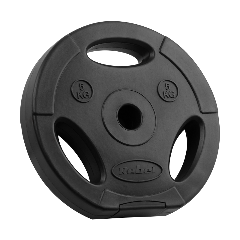 Obciążenie bitumiczne zestaw 4x5kg, otwór 31mm, talerz z uchwytami, REBEL ACTIVE