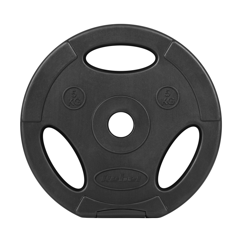Obciążenie bitumiczne zestaw 4x5kg, otwór 31mm, talerz z uchwytami, REBEL ACTIVE