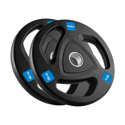 Obciążenie żeliwne olimpijskie gumowane zestaw 2x15kg, otwór 51mm , REBEL ACTIVE