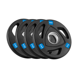 Obciążenie żeliwne olimpijskie gumowane zestaw 4x2.5kg, otwór 51mm , REBEL ACTIVE