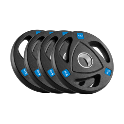 Obciążenie żeliwne olimpijskie gumowane zestaw 4x5kg, otwór 51mm , REBEL ACTIVE