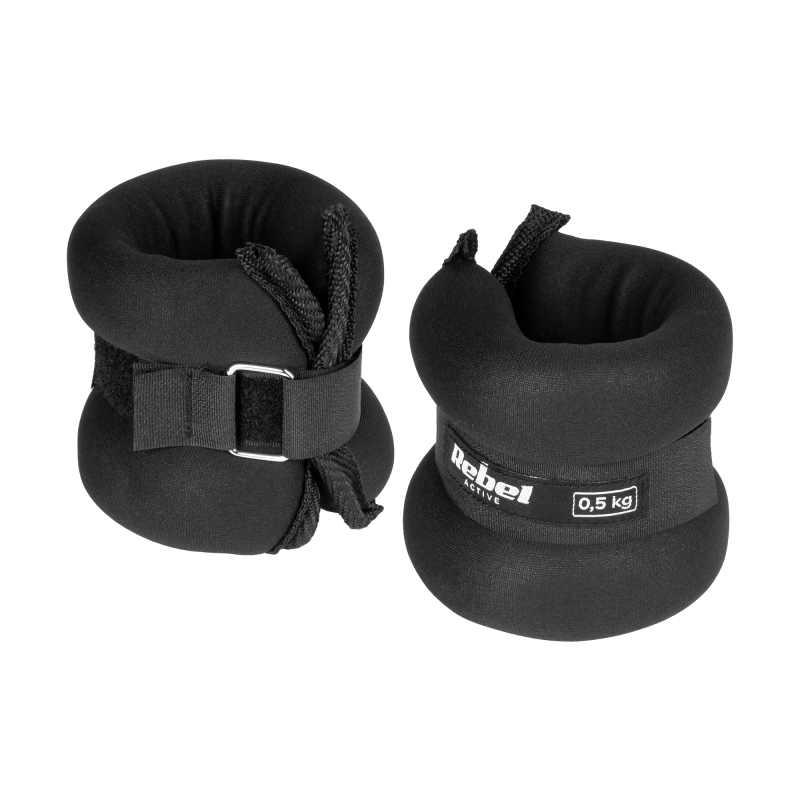 Obciążniki na kostki i nadgarstki 2x0.5kg, REBEL ACTIVE