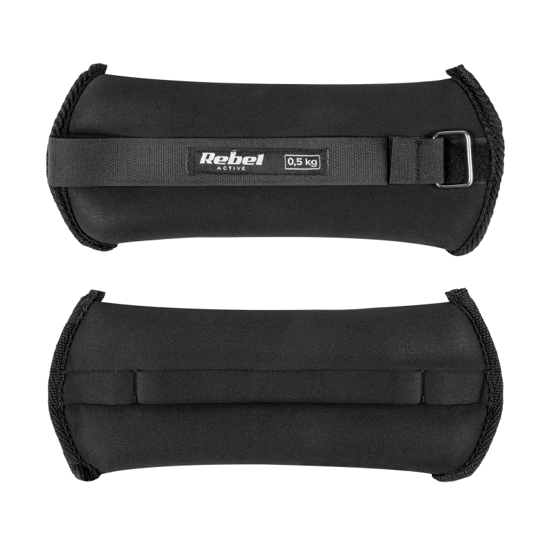 Obciążniki na kostki i nadgarstki 2x0.5kg, REBEL ACTIVE