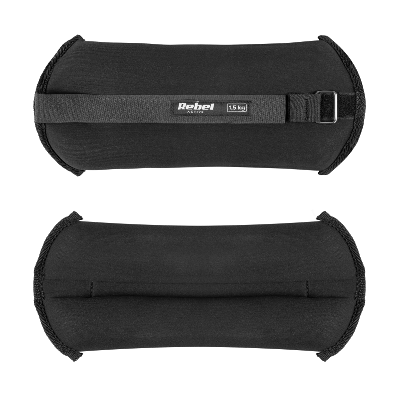 Obciążniki na kostki i nadgarstki 2x1.5kg, REBEL ACTIVE