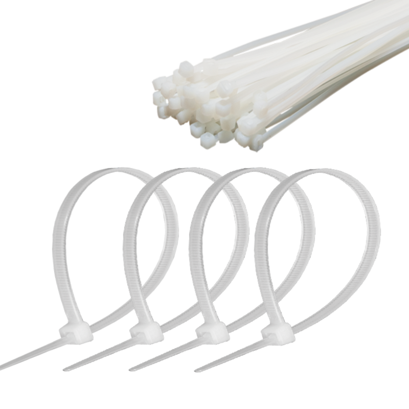 Opaska zaciskowa 4,8 mm/35 cm biała Cabletech 50szt.