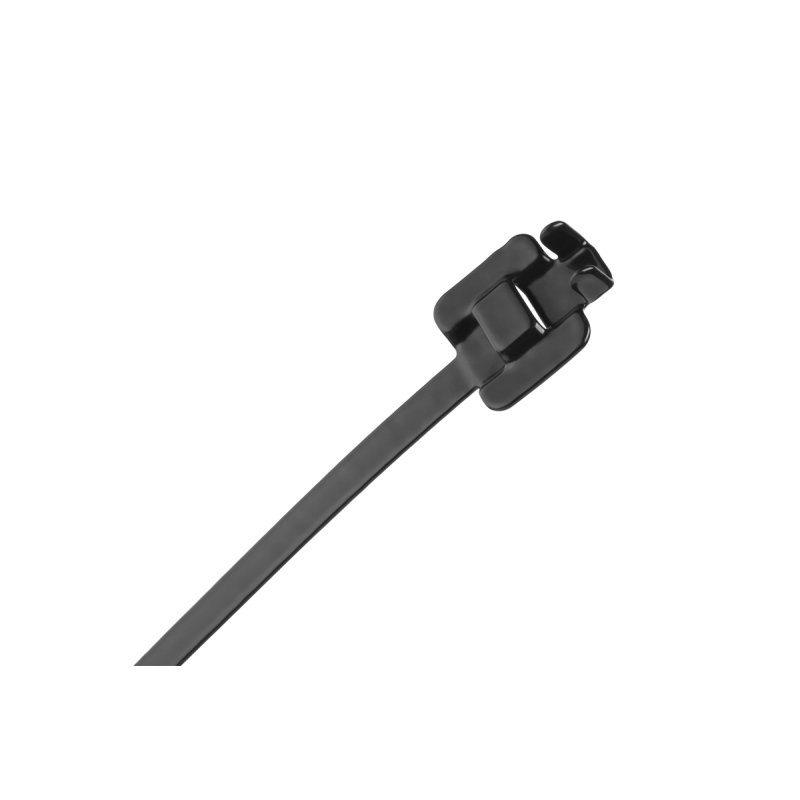 Opaska zaciskowa stalowa z powłoką nylonową 23cm. x 6.3mm