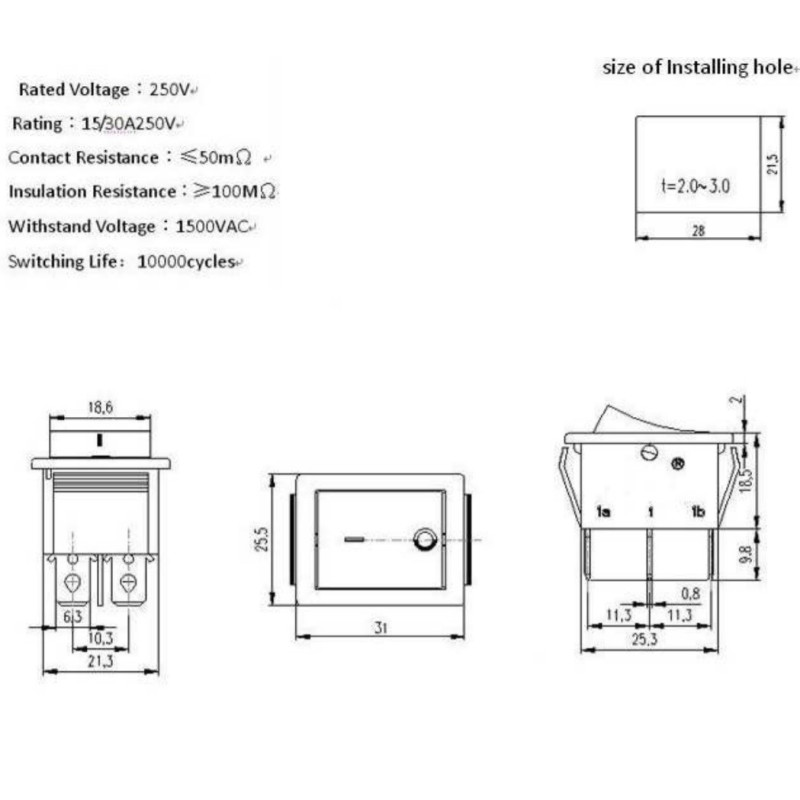 PRZEaĄCZNIK CHWILOWY KCD4  15A  250V PRZEaĄCZNIK CHWILOWY KCD4  15A  250V PRZEaĄCZNIK CHWILOWY KCD4  15A  250V PRZEŁĄCZNIK CHWIL