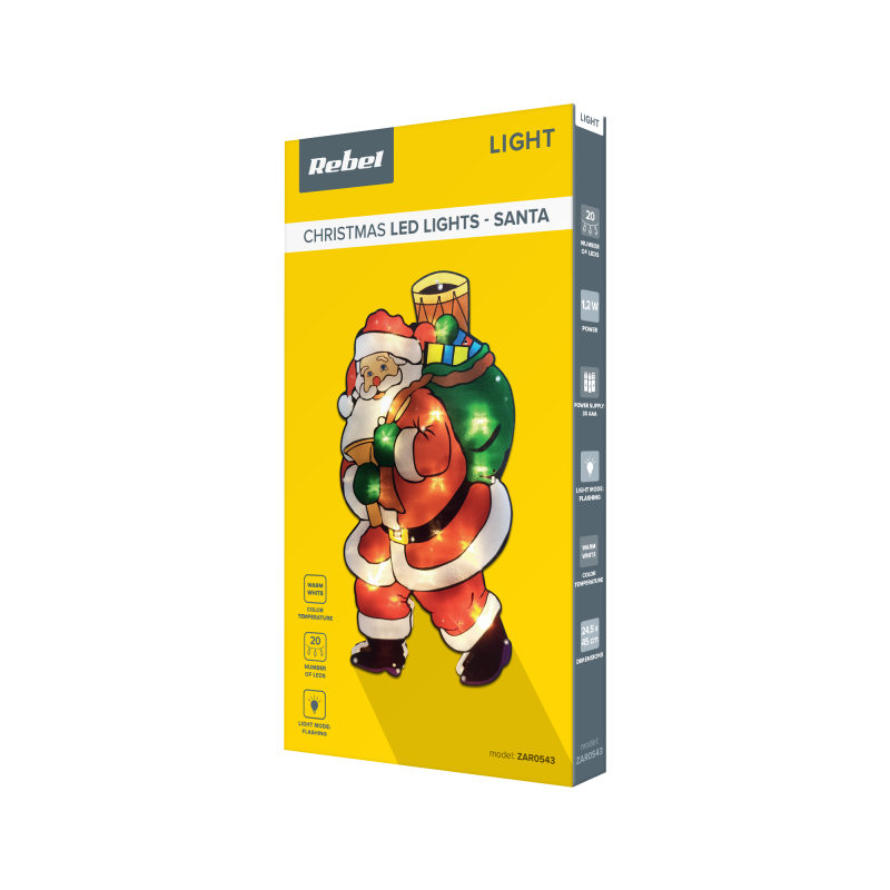 Oświetlenie świąteczne Rebel - Mikołaj