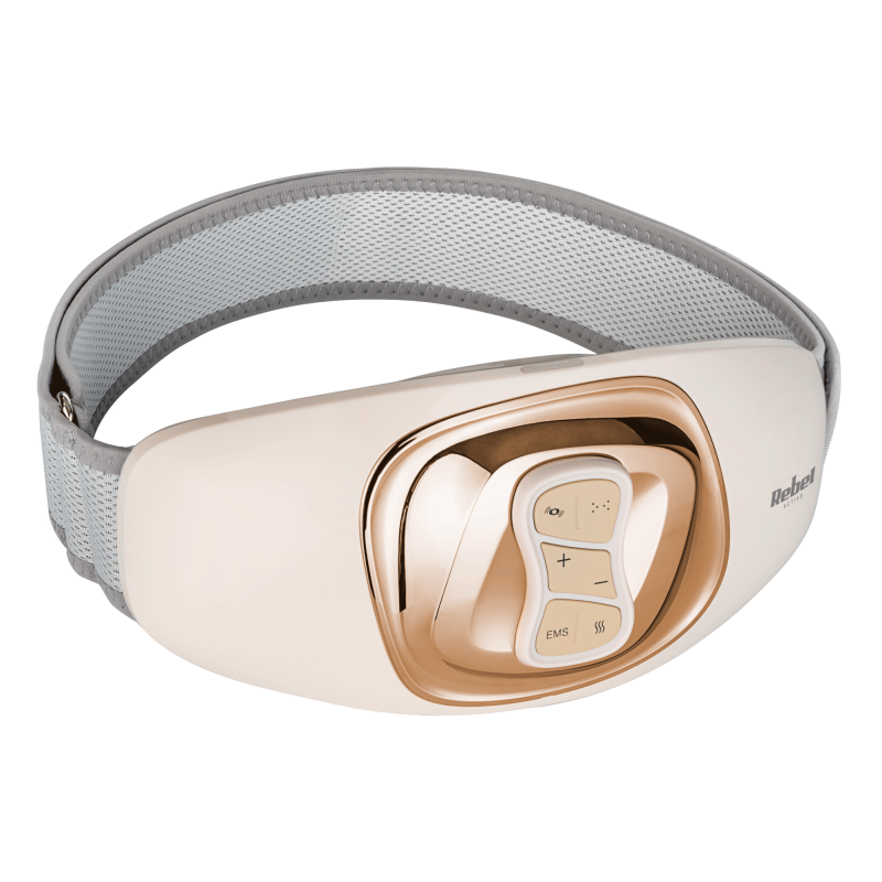 Pas do masażu/ stymulacji mięśni brzucha , grzanie , bezprzewodowy , pilot , REBEL ACTIVE