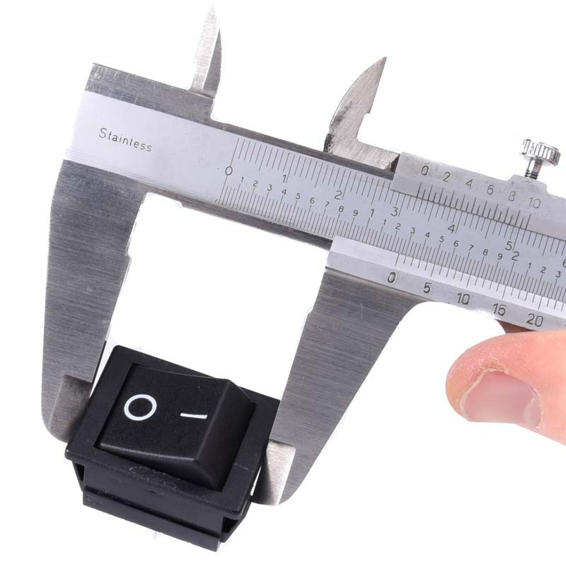 WŁĄCZNIK 2x16A 250V CZARNY 1-0 C1350