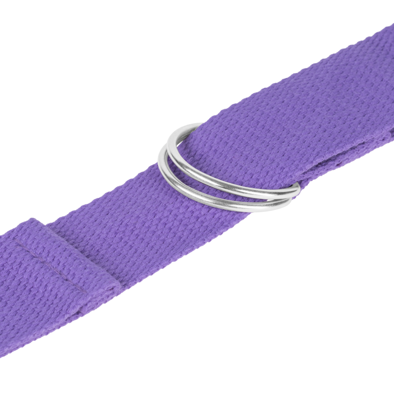 Pasek do jogi, taśma do ćwiczeń, fioletowa, REBEL ACTIVE