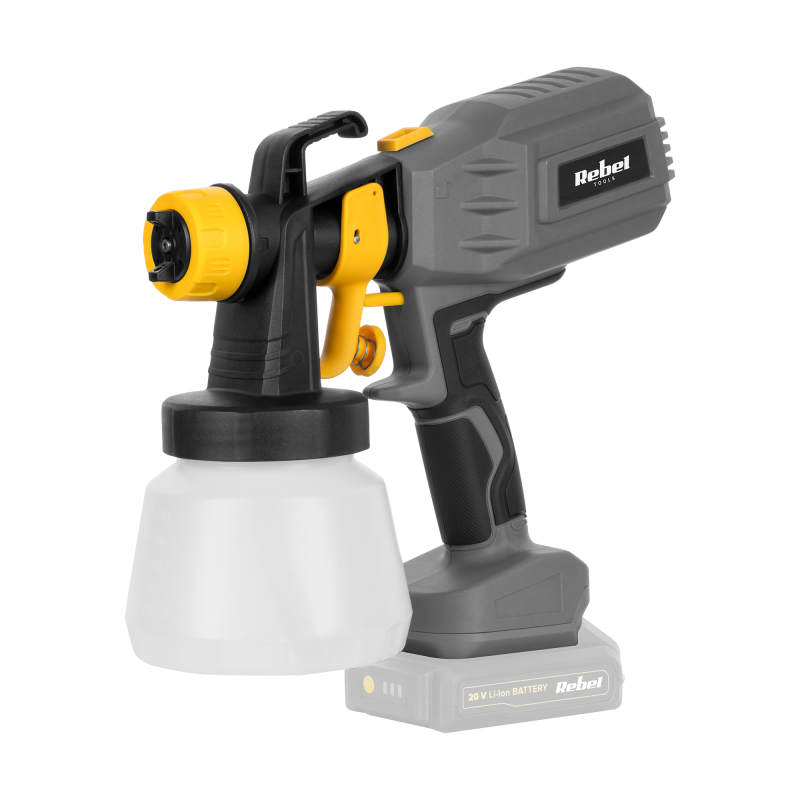 Pistolet malarski akumulatorowy 20V Rebel