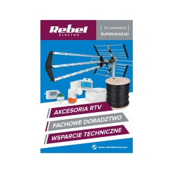 Plakat Rebel Electro - Akcesoria RTV