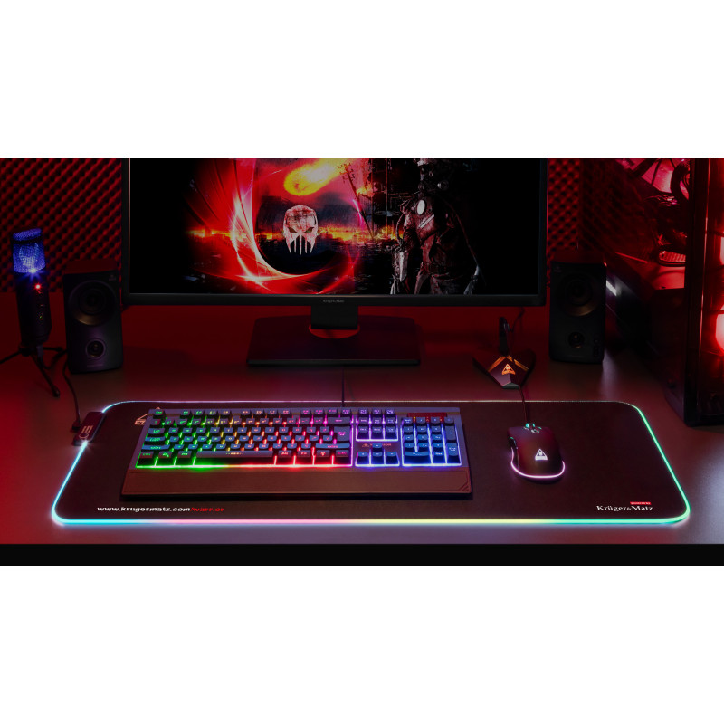 Podkładka pod mysz i klawiaturę LED Kruger&Matz Warrior
