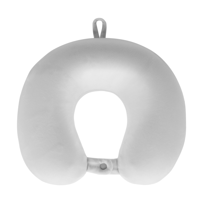 Poduszka turystyczna - podróżna z pianki MEMORY, REBEL ACTIVE , kolor szary